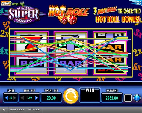 Игровой автомат Super Times Pay Hot Roll  играть бесплатно